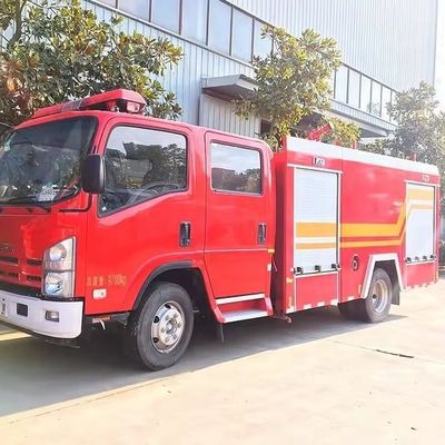 คุณภาพ  ISUZU 4X2 700P Fire Fighting Truck Small Fire Rescue Truck 4cbm 5cbm โรงงาน