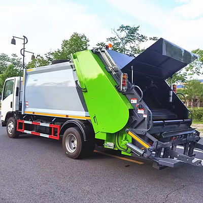 ISUZU ชาซี 10m3 เครื่องบดขยะ รถขยะ รถเก็บขยะ รถขยะ 8 ตัน