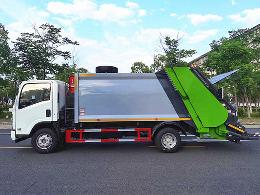 ISUZU ชาซี 10m3 เครื่องบดขยะ รถขยะ รถเก็บขยะ รถขยะ 8 ตัน