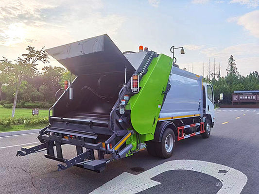 ISUZU ชาซี 10m3 เครื่องบดขยะ รถขยะ รถเก็บขยะ รถขยะ 8 ตัน