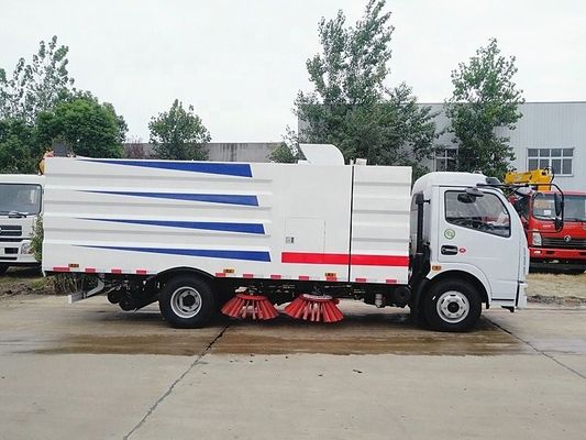 DONGFENG 8cbm รถกวาดถนน รถกวาดถนน 4x2 120hp