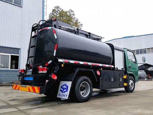 จีน DONGFENG 5cbm รถบรรทุกน้ํามัน รถบรรทุกเก็บน้ํามันขนาดเล็ก 4X2