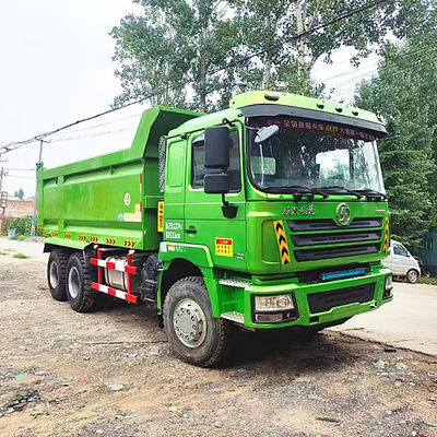 Shacman Delong F3000 6X4 รถบรรทุกขยะ 380hp รถบรรทุกขัดยาง Euro2/3 ด้วยราคาโรงงาน
