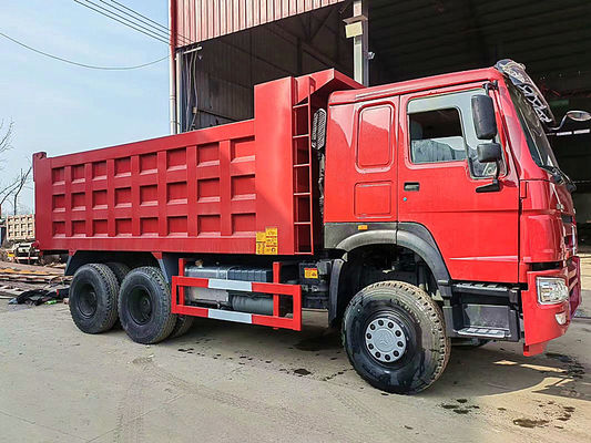 Sinotruk HOWO รถบรรทุกขยะ 6X4 ในคลัง 380Hp 25 CBM รถบรรทุกขยะ 40 ตัน