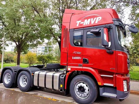 Shacman Sinotruck ดอนเฟง เทรคเตอร์ รถบรรทุก หัวรถยนต์ รถบรรทุก ยูโร 3 385HP 6X4