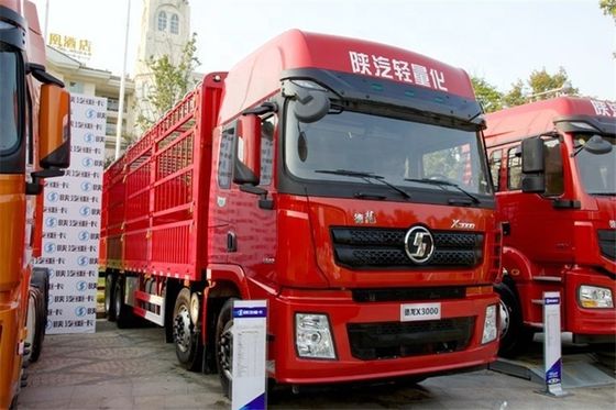 Shaanxi Shacman รถบรรทุกสินค้าเบา รถบรรทุกส่งสินค้าสําหรับการขนส่งวัสดุก่อสร้าง