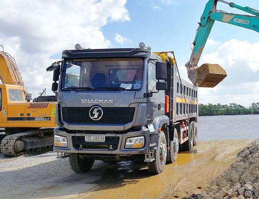 Shacman Dongfeng Sinotruck 6X4 รถบรรทุกหนัก 8X4 ยูโร 3 12 ยาง