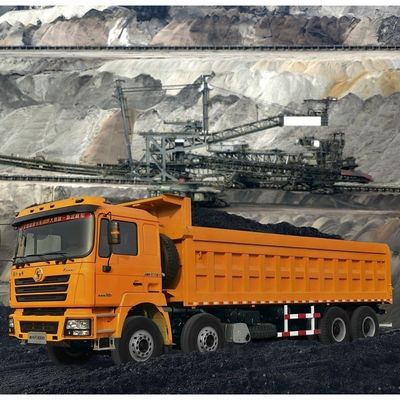 ชายจีน Shacman 8X4 50tons 60tons ขนาดรถบรรทุกขยะมาตรฐาน