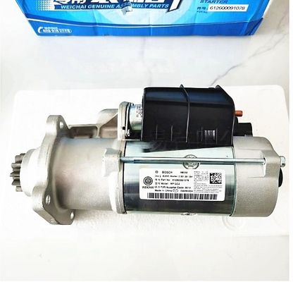 เครื่องยนต์ไดเซลเวชไชย เครื่องเริ่มเครื่องยนต์ WD12 WP12/ 612600091078/612600091076 สําหรับรถบรรทุก Shacman